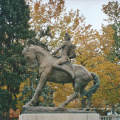 Diseño exacto que monta la escultura de bronce india del caballo en venta